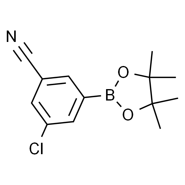 3-氯-5-(4,4,5,5-四甲基-1,3,2-二氧杂硼烷-2-基)苄腈