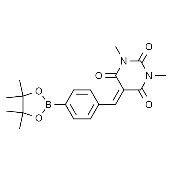 1，3-二甲基-5-[4-(4，4，5，5-四甲基-[1，3，2]二恶硼烷-2-基)-苯亚甲基]-嘧啶-2，4，6-三酮