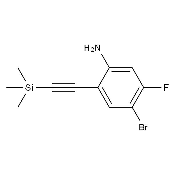 4-溴-5-氟-2-[(三甲基硅基)乙炔基]苯胺