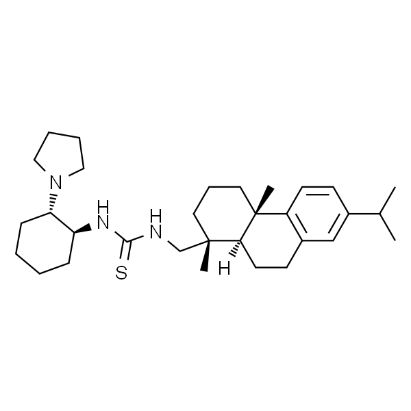 N-[[(1R,4aS,10aR)-1,2,3,4,4a,9,10,10a-Octahydro-1,4a-dimethyl-7-isopropyl-1-phenanthrenyl]methyl]-N'-[(1S,2S)-2-(1-pyrrolidinyl)cyclohexyl]thiourea