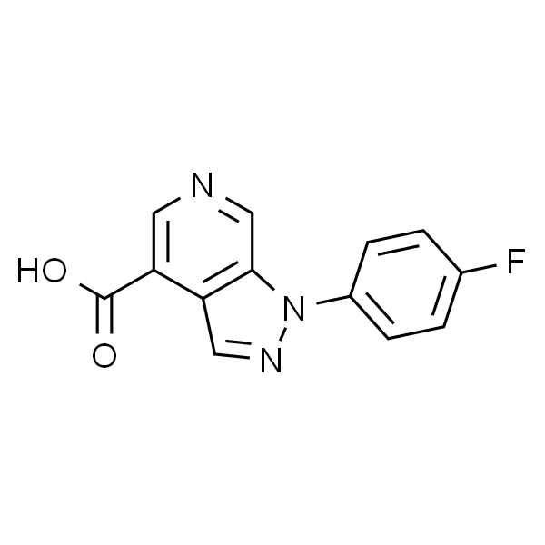1-(4-氟苯基)-1H吡唑并[3,4-c]吡啶-4-羧酸