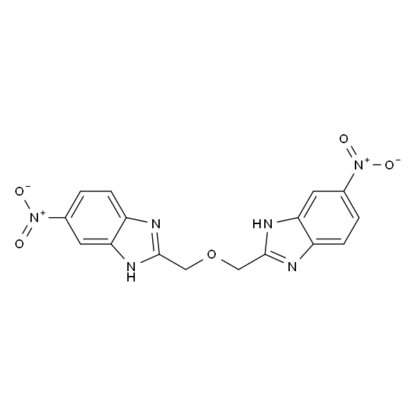 6-NITRO-2-[(6-NITRO-1H-BENZIMIDAZOL-2-YL)METHOXYMETHYL]-1H-BENZIMIDAZOLE HYDROCHLORIDE