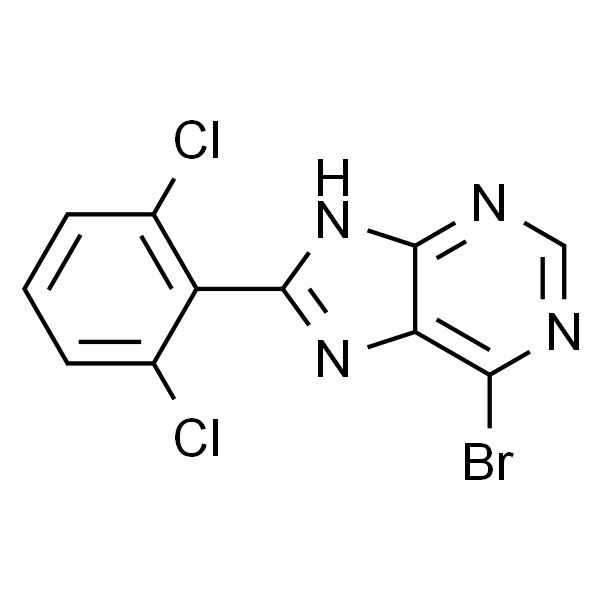 6-溴-8-(2,6-二氯苯基)-9H-嘌呤