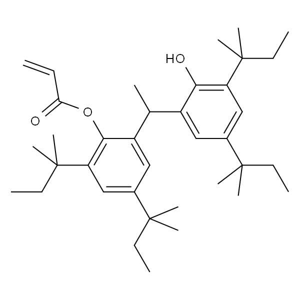2-[1-(2-羟基-3，5-二叔戊基苯基)乙基]-4，6-二叔戊基苯基丙烯酸酯