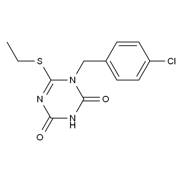 1-(4-氯苄基)-6-(乙硫基)-1,3,5-三嗪-2,4(1H,3H)-二酮
