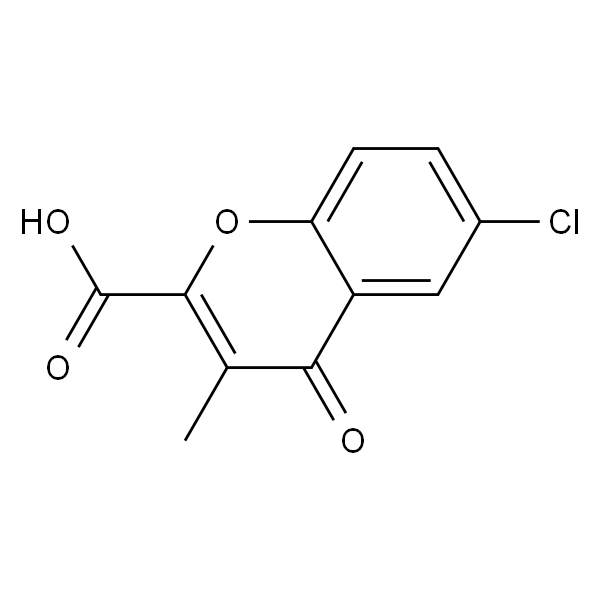 3-甲基-4-氧代-6-氯-4H-色烯-2-甲酸