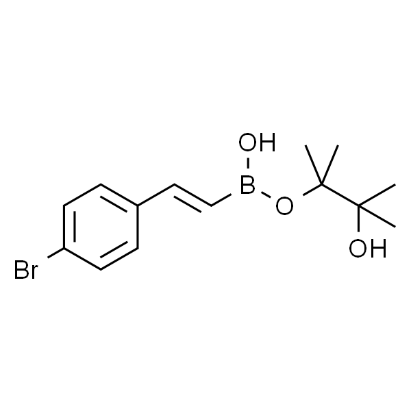 (E)-2-(4-溴代苯乙烯基)-4,4,5,5-四甲基-1,3,2-二氧苯甲醛