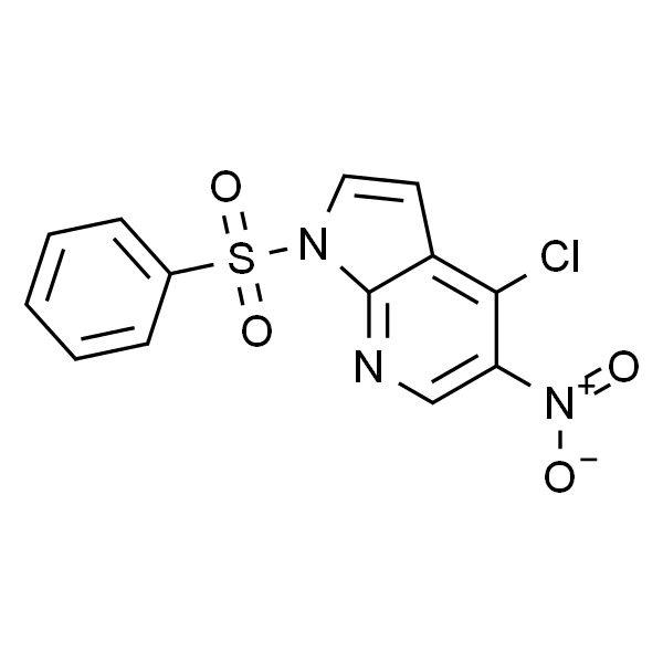 1-(苯磺酰基)-4-氯-5-硝基-1H-吡咯并[2,3-b]吡啶