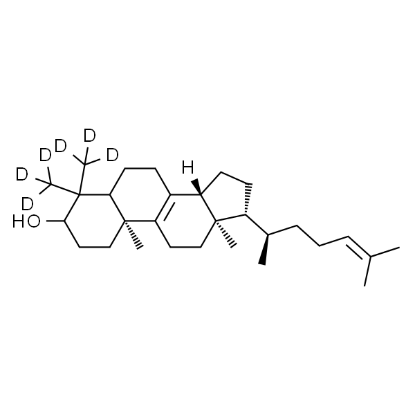 (4,4-dimethyl-d6)cholest-8(9),24-dien-3ß-ol