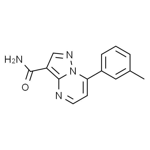 7-(间甲苯基)吡唑并[1,5-a]嘧啶-3-甲酰胺