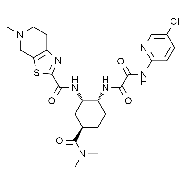 N1-(5-氯吡啶-2-基)-N2-((1R,2S,4R)-4-(二甲基氨基甲基)-2-(5-甲基-4,5,6,7-四氢噻唑并[5,4-c]吡啶-2-甲酰氨基)环己基)草酰胺