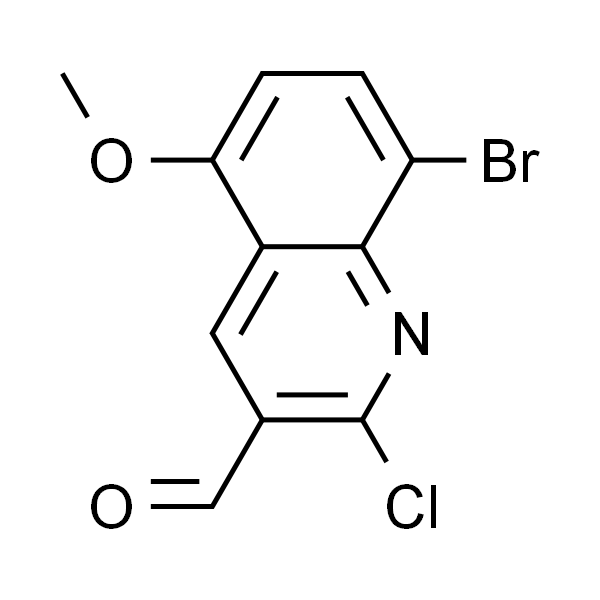 2-氯-5-甲氧基-8-溴喹啉-3-甲醛