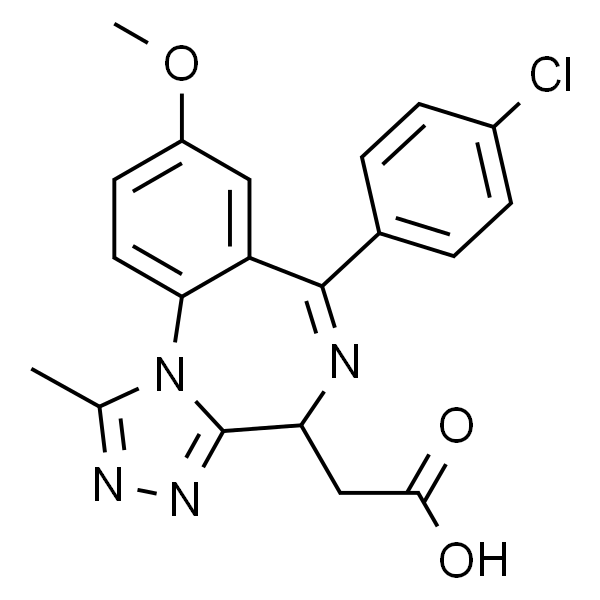 2-(6-(4-Chlorophenyl)-8-methoxy-1-methyl-4H-benzo[f][1,2,4]triazolo[4,3-a][1,4]diazepin-4-yl)acetic acid