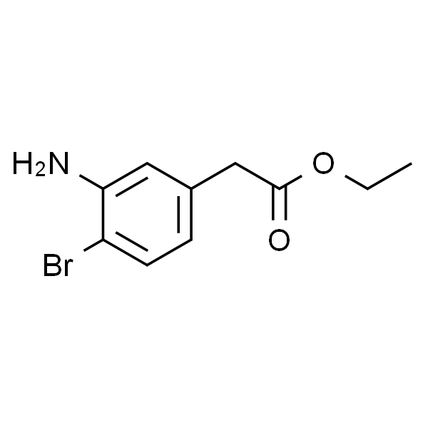 3-氨基-4-溴苯乙酸乙酯