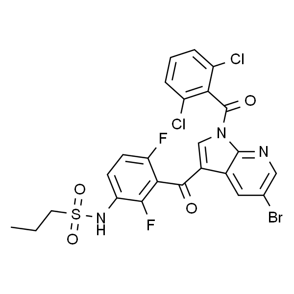 N-(3-(5-Bromo-1-(2,6-dichlorobenzoyl)-1H-pyrrolo[2,3-b]pyridine-3-carbonyl)-2,4-difluorophenyl)propane-1-sulfonamide