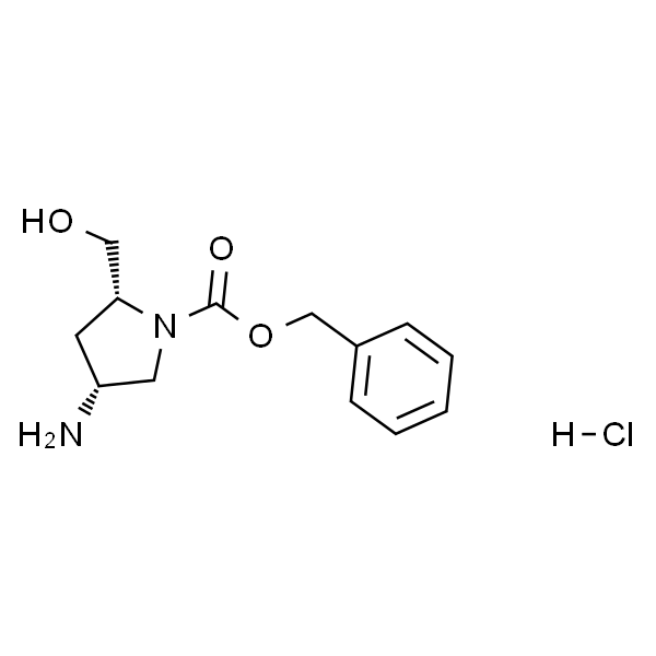 (2R,4R)-4-氨基-2-(羟甲基)吡咯烷-1-羧酸苄酯盐酸盐