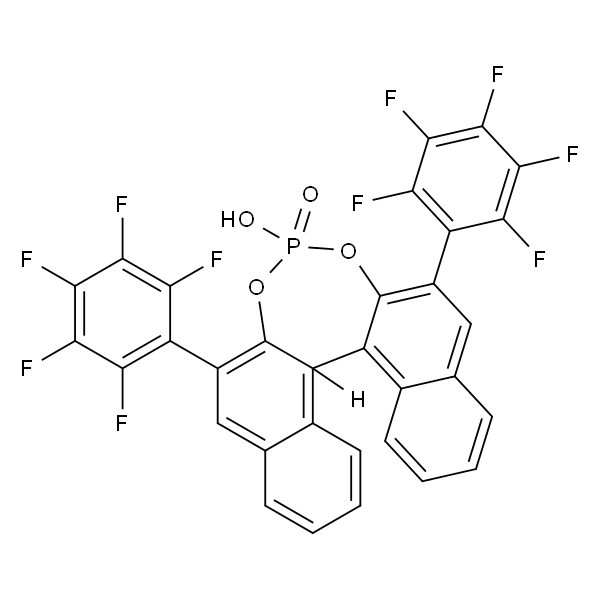 (R)-3,3''-双(2,3,4,5,6-五氟苯基)-1,1''-联萘酚磷酸酯