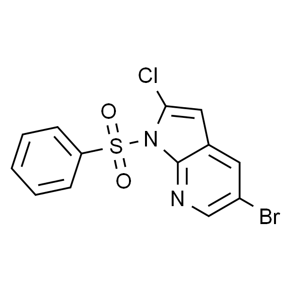 5-溴-2-氯-1-(苯磺酰基)-1H-吡咯并[2,3-b]吡啶