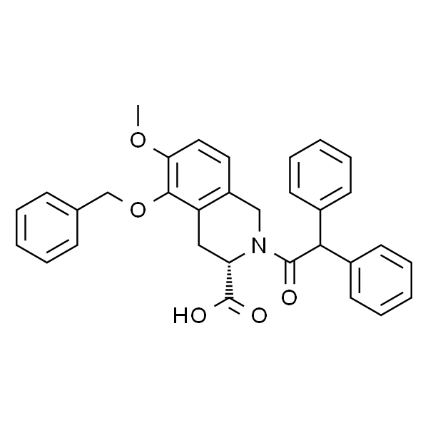 (S)-5-(苄氧基)-2-(2,2-二苯乙酰基)-6-甲氧基-1,2,3,4-四氢异喹啉-3-羧酸