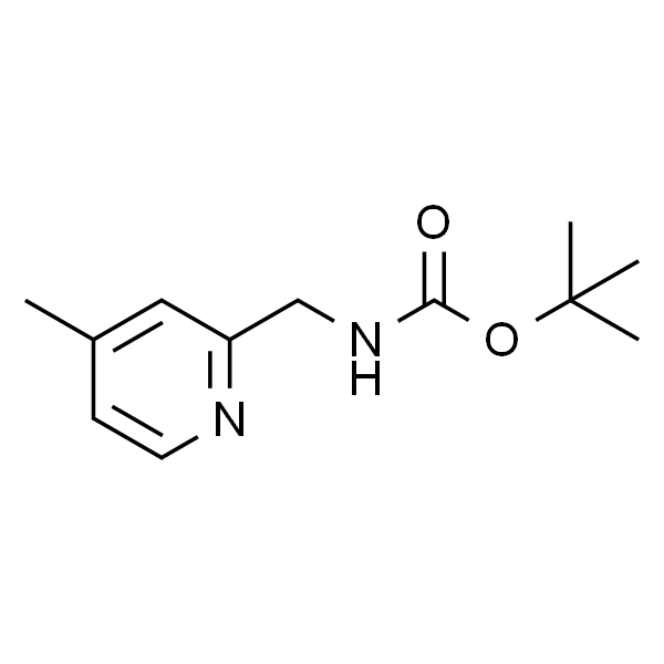 2-(N-叔丁氧羰基-氨基甲基)-4-甲基吡啶