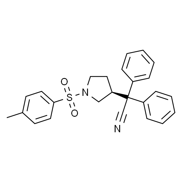 (S)-1-对甲苯磺酰基-3-(1-氰基-1,1-二苯甲基)吡咯烷