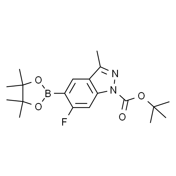 6-氟-3-甲基-5-(4,4,5,5-四甲基-1,3,2-二氧杂硼杂环戊烷-2-基)-1H-吲唑-1-羧酸叔丁酯