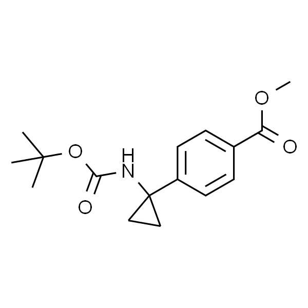 甲基4-(1-((叔-丁氧羰基)氨基)环丙基)苯甲酸酯