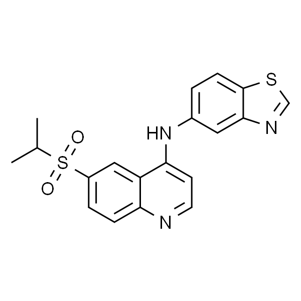 N-(6-(异丙基磺酰基)喹啉-4-基)苯并[d]噻唑-5-胺