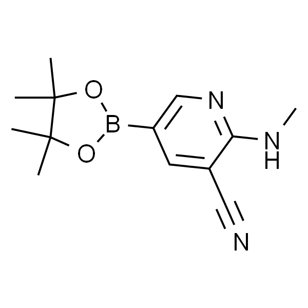 2-(甲基氨基)-5-(4,4,5,5-四甲基-1,3,2-二氧杂硼烷-2-基)烟腈