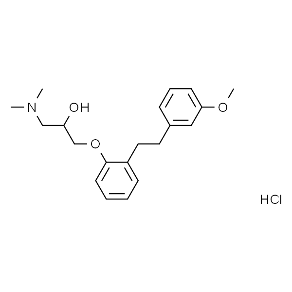 1-(二甲基氨基)-3-[2-[2-(3-甲氧基苯基)乙基]苯氧基]-2-丙醇盐酸盐