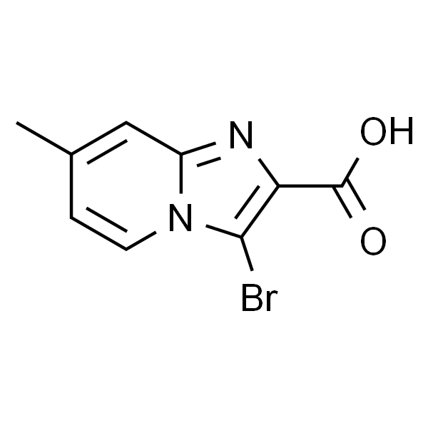 3-溴-7-甲基咪唑并[1,2-a]吡啶-2-羧酸