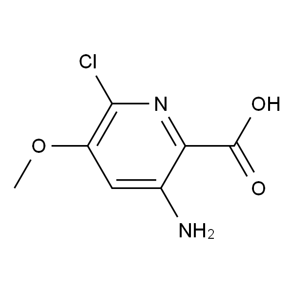 3-氨基-6-氯-5-甲氧基吡啶甲酸
