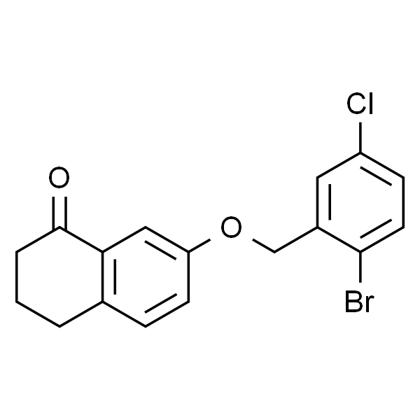 7-[(2-溴-5-氯苯基)甲氧基]-3,4-二氢-1(2H)-萘酮