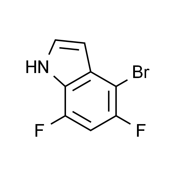 4-溴-5,7-二氟-1H-吲哚