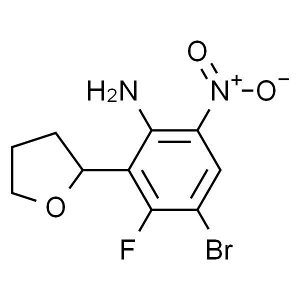 4-溴-3-氟-6-硝基-2-(四氢呋喃-2-基)苯胺