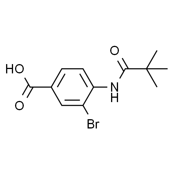 3-溴-4-新戊酰胺苯甲酸