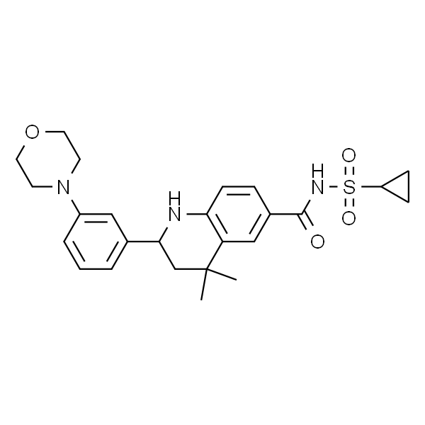 N-(环丙烷磺酰基)-4,4-二甲基-2-[3-(吗啉-4-基)苯基]-1,2,3,4-四氢喹啉-6-甲酰胺
