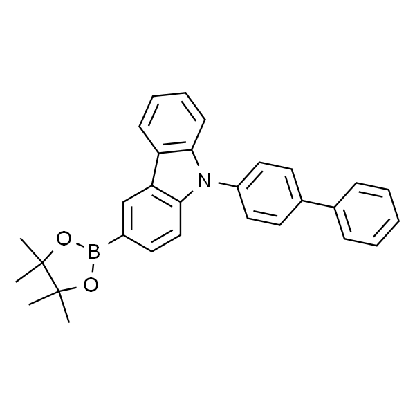 9-([1,1'-联苯基]-4-基)-3-(4,4,5,5-四甲基-1,3,2-二氧杂环戊硼烷-2-基)-9H-咔唑