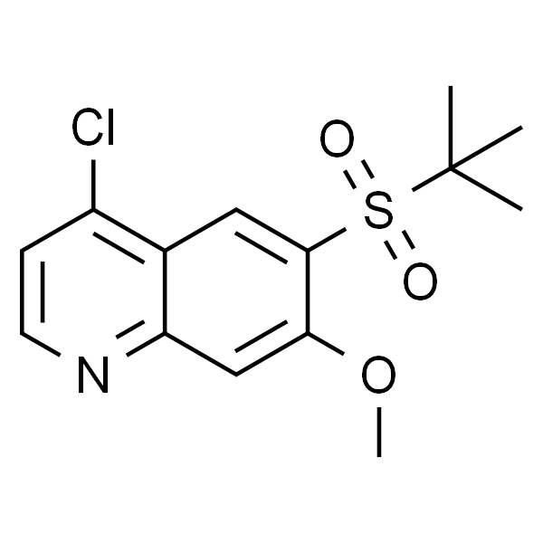 6-(叔丁基磺酰基)-4-氯-7-甲氧基喹啉