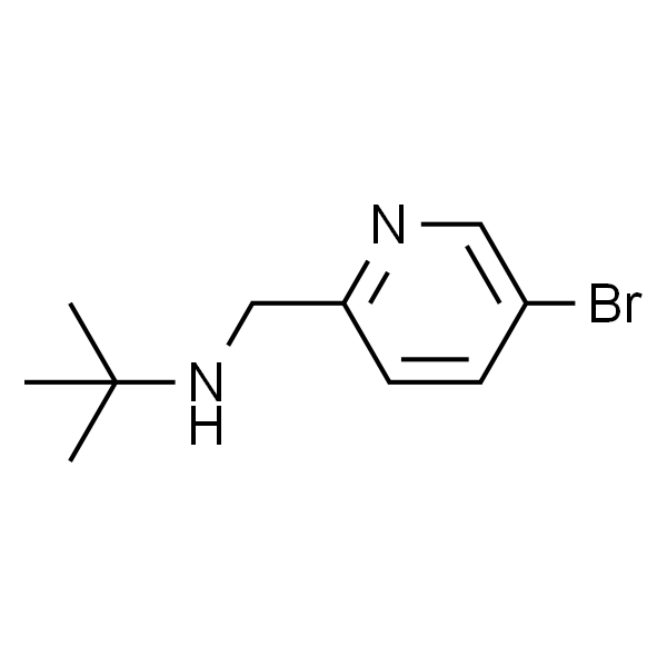 N-((5-bromopyridin-2-yl)methyl)-2-methylpropan-2-amine