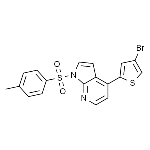 4-(4-溴噻吩-2-基)-1-甲苯磺酰基-1H-吡咯并[2,3-b]吡啶