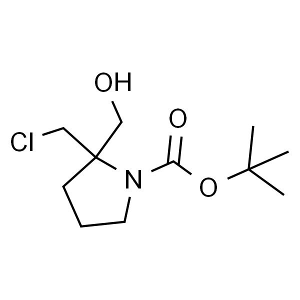 tert-butyl 2-(chloromethyl)-2-(hydroxymethyl)pyrrolidine-1-carboxylate