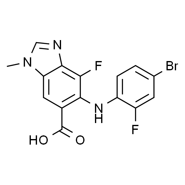 5-((4-溴-2-氟苯基)氨基)-4-氟-1-甲基-1H-苯并[d]咪唑-6-羧酸