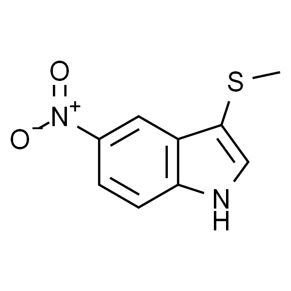 3-(甲硫基)-5-硝基-1H-吲哚