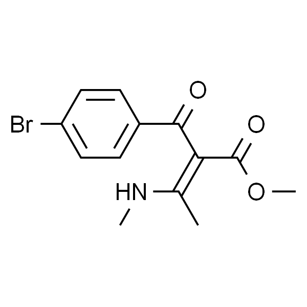 2-(4-溴苯甲酰基)-3-(甲氨基)丁-2-烯酸甲酯