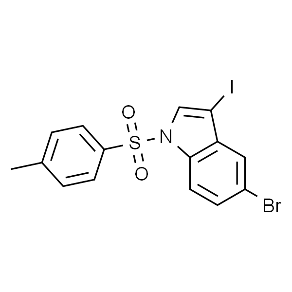 5-溴-3-碘-1-甲苯基-1H-吲哚