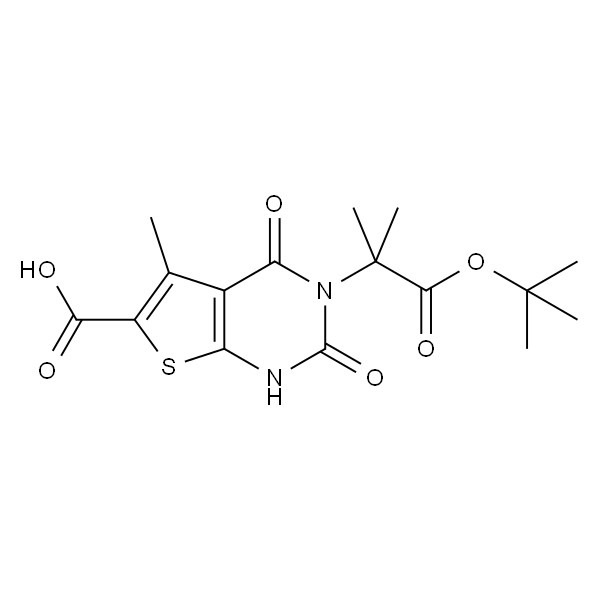 3-(1-(叔丁氧基)-2-甲基-1-氧代丙-2-基)-5-甲基-2,4-二氧代-1,2,3,4-四氢噻吩并[2,3-d] 嘧啶-6-羧酸