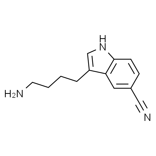 1H-Indole-5-carbonitrile, 3-(4-aminobutyl)-