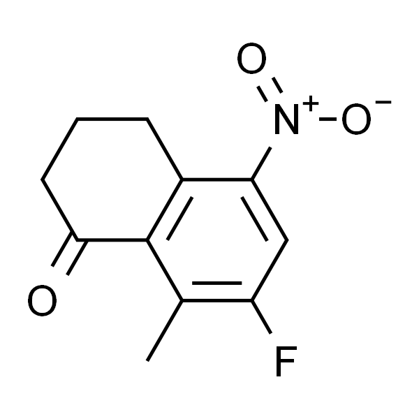 7-氟-3,4-二氢-8-甲基-5-硝基-1(2H)-萘酮