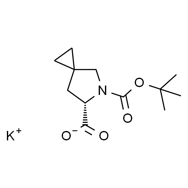 (S)-5-(叔丁氧羰基)-5-氮杂螺[2.4]庚烷-6-羧酸钾